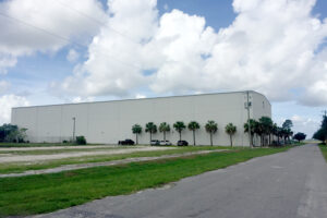 Still of the side Butler Marine Dry Stack, a PEMB project of 29e6